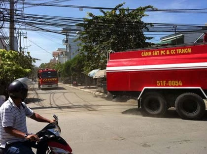 Náo loạn vì tổ trưởng dân phố báo cháy giả ảnh 1