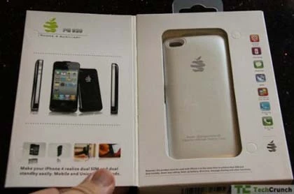 Thiết bị biến iPhone 4 thành điện thoại 2 sim 2 sóng ảnh 9 Thiết bị biến iPhone 4 thành điện thoại 2 sim 2 sóng ảnh 9