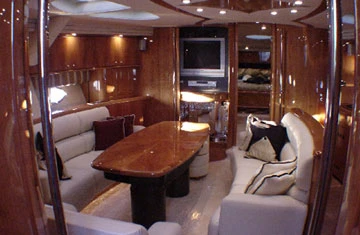 Nội thất bên trong du thuyền sang trọng vào loại bậc nhất. Ảnh: Sunseeker International Nội thất bên trong du thuyền sang trọng vào loại bậc nhất. Ảnh: Sunseeker International