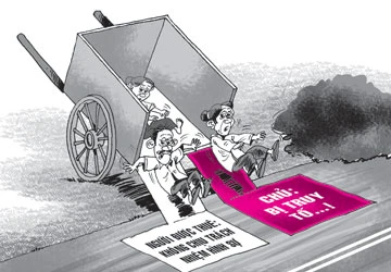 Đống phân trâu gây tai nạn ảnh 1 Đống phân trâu gây tai nạn ảnh 1