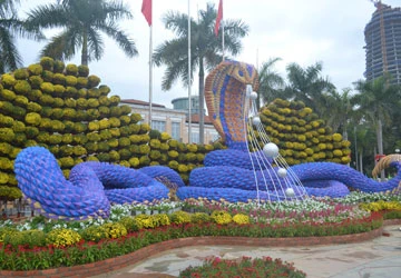 Đà Nẵng: Độc đáo đường hoa Bạch Đằng ảnh 1