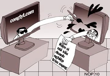 Kiện vì nói xấu doanh nghiệp trên mạng ảnh 1 Kiện vì nói xấu doanh nghiệp trên mạng ảnh 1