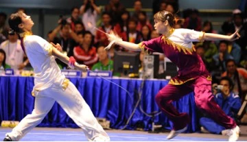 Hình ảnh đẹp của Wushu Việt Nam tại SEA Games 25 ảnh 6