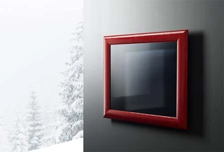 Màn hình viền gỗ, da cá sấu và kim loại quý ảnh 3 Màn hình viền gỗ, da cá sấu và kim loại quý ảnh 3