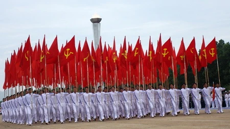 Tổng hợp luyện Diễu binh mừng Đại lễ ảnh 4