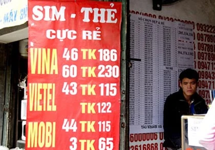 Một mức giá SIM chung cho các mạng? ảnh 1 Một mức giá SIM chung cho các mạng? ảnh 1