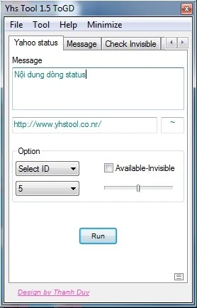 Mẹo tạo ấn tượng trên Yahoo! Messenger ảnh 1