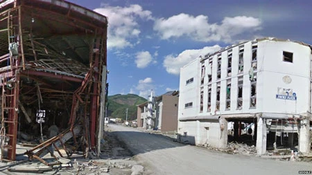 Đường phố Nhật trước và sau thảm họa qua Google Street View ảnh 8