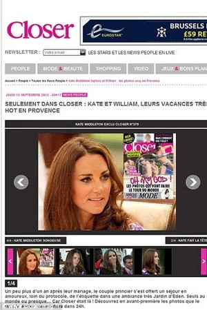 Tạp chí Pháp quyết đăng hình "nuy" của Công nương Kate ảnh 1