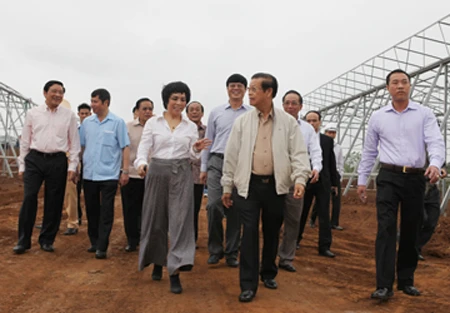 Trang trại TH đón đoàn lãnh đạo cấp cao của Lào ảnh 1 Trang trại TH đón đoàn lãnh đạo cấp cao của Lào ảnh 1