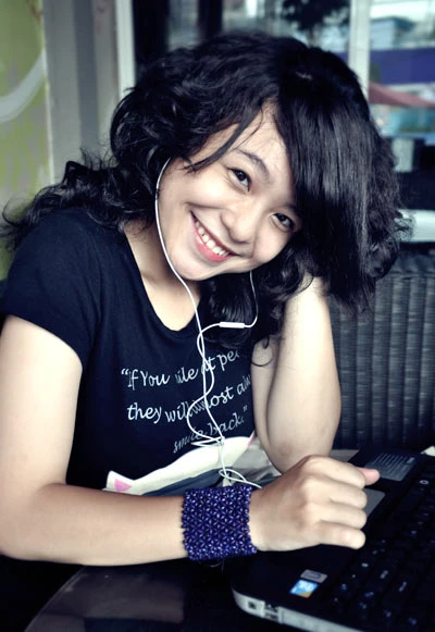 Thái Trinh chia sẻ cô không thể sống thiếu âm nhạc. Ảnh: T.T. Thái Trinh chia sẻ cô không thể sống thiếu âm nhạc. Ảnh: T.T.