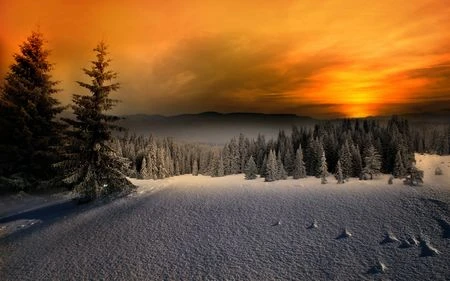 Mùa đông thơ mộng với bộ hình nền “tuyết trắng” ảnh 6