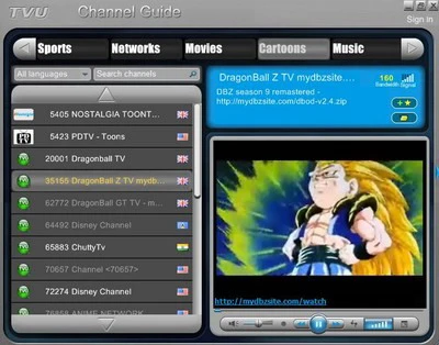 TVUPlayer - Truyền hình trực tuyến hỗ trợ kênh tiếng Việt ảnh 1