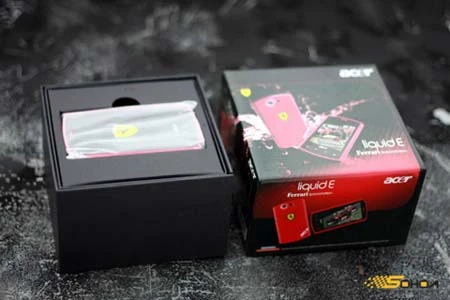 "Đập hộp" Acer Liquid E Ferrari ảnh 2 "Đập hộp" Acer Liquid E Ferrari ảnh 2