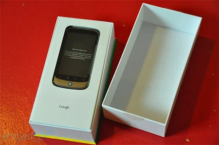 Đập hộp điện thoại Google Nexus One ảnh 5 Đập hộp điện thoại Google Nexus One ảnh 5