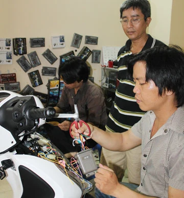 Chống trộm thông minh cho xe máy ảnh 1