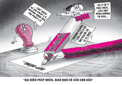 Đại diện pháp nhân giao dịch có cần con dấu? ảnh 1