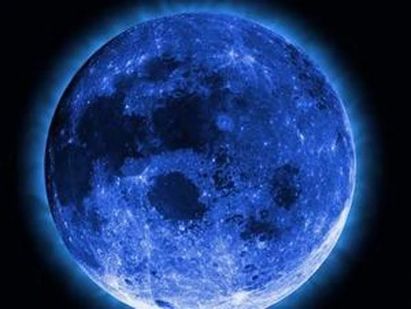 Trăng Xanh xuất hiện vào đêm giao thừa ảnh 1