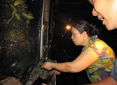 Hiện trường vụ cháy chợ Vinh ảnh 4