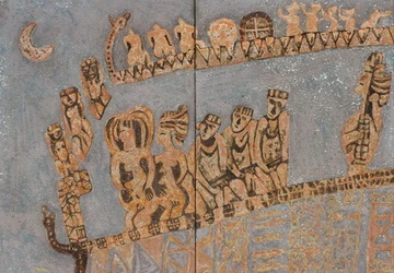 Sơn mài của Nguyễn Thị Mai: Mộc mạc, tao nhã đến nao lòng ảnh 1