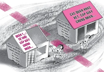 Xây ít hơn giấy phép: Nhiều quận vẫn xét cấp giấy chứng nhận ảnh 1
