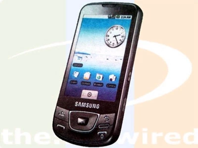 i7500 sẽ là chiếc điện thoại đầu tiên của Samsung sử dụng hệ điều hành Android của Google.