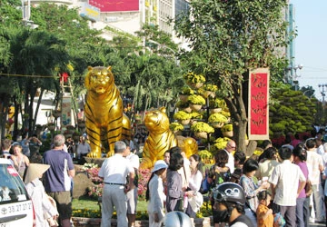 Đường hoa tết - nét đẹp văn hóa vì cộng đồng ảnh 1