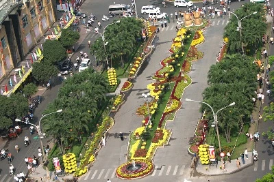 Đường hoa Nguyễn Huệ 2008
