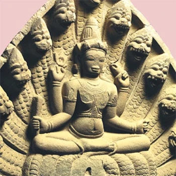 Bí ẩn ít biết về rắn thần 9 đầu khổng lồ ở chùa Khmer ảnh 2