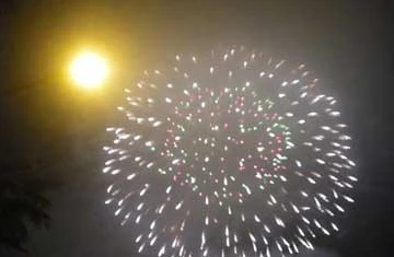 Màn biểu diễn bắn pháo hoa nghệ thuật tại khu vực công trường Mê Linh (Q.1) trong đêm giao thừa tết Kỷ Sửu ở TP.HCM (ảnh: N.D) Màn biểu diễn bắn pháo hoa nghệ thuật tại khu vực công trường Mê Linh (Q.1) trong đêm giao thừa tết Kỷ Sửu ở TP.HCM (ảnh: N.D)