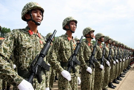 Tổng hợp luyện Diễu binh mừng Đại lễ ảnh 7