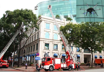 3.600 người diễn tập chữa cháy ảnh 1