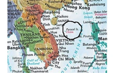 Có ít nhất 3 bản đồ NGS chưa sửa tên Hoàng Sa ảnh 1 Có ít nhất 3 bản đồ NGS chưa sửa tên Hoàng Sa ảnh 1