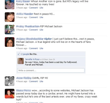 Trên cộng đồng Facebook.