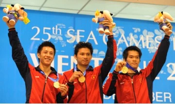Hình ảnh đẹp của Wushu Việt Nam tại SEA Games 25 ảnh 4