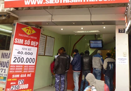 Giá sim bạc tỷ tụt dốc ảnh 1 Giá sim bạc tỷ tụt dốc ảnh 1