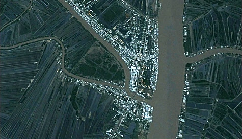 Xúc động ngắm mũi Cà Mau từ vũ trụ ảnh 10 Xúc động ngắm mũi Cà Mau từ vũ trụ ảnh 10