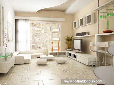 Thiết kế nội thất phòng khách ảnh 10