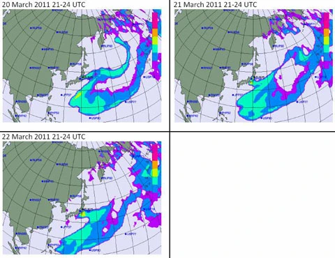 Mây phóng xạ lan gần đến Philippines ảnh 1
