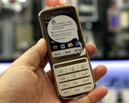 Nokia C3-01 mạ vàng chính hãng giá 7 triệu đồng ảnh 3