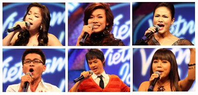 Từ trái sang: Minh Chuyên, Cẩm Tú, Duyên Anh, Giáp Lê Tuấn, Thanh Duy và Nguyễn Thu Hà
