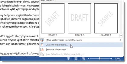 Cách chèn chữ, logo chìm vào Microsoft Word 2013 ảnh 6 Cách chèn chữ, logo chìm vào Microsoft Word 2013 ảnh 6