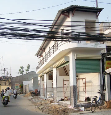 Cho xây nhà siêu mỏng trên… vỉa hè! ảnh 1 Cho xây nhà siêu mỏng trên… vỉa hè! ảnh 1