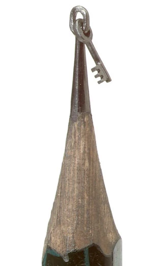 Điêu khắc siêu nhỏ trên... ruột bút chì ảnh 10