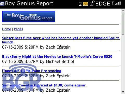BlackBerry OS 5.0 sẽ hỗ trợ lướt web với nhiều tab ảnh 2