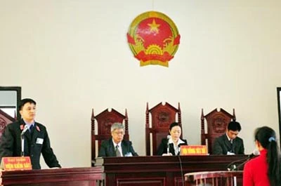 Kiểm sát viên bị kiểm điểm vì nói cùn với... luật sư ảnh 1