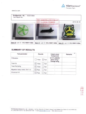 Đồ chơi đĩa bay TQ ở Việt Nam gây hại gan, thận ảnh 3