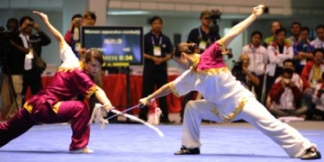 Hình ảnh đẹp của Wushu Việt Nam tại SEA Games 25 ảnh 9
