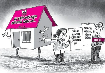 Luật sư và đương sự tố nhau ảnh 1