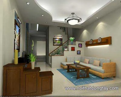 Thiết kế nội thất phòng khách ảnh 13